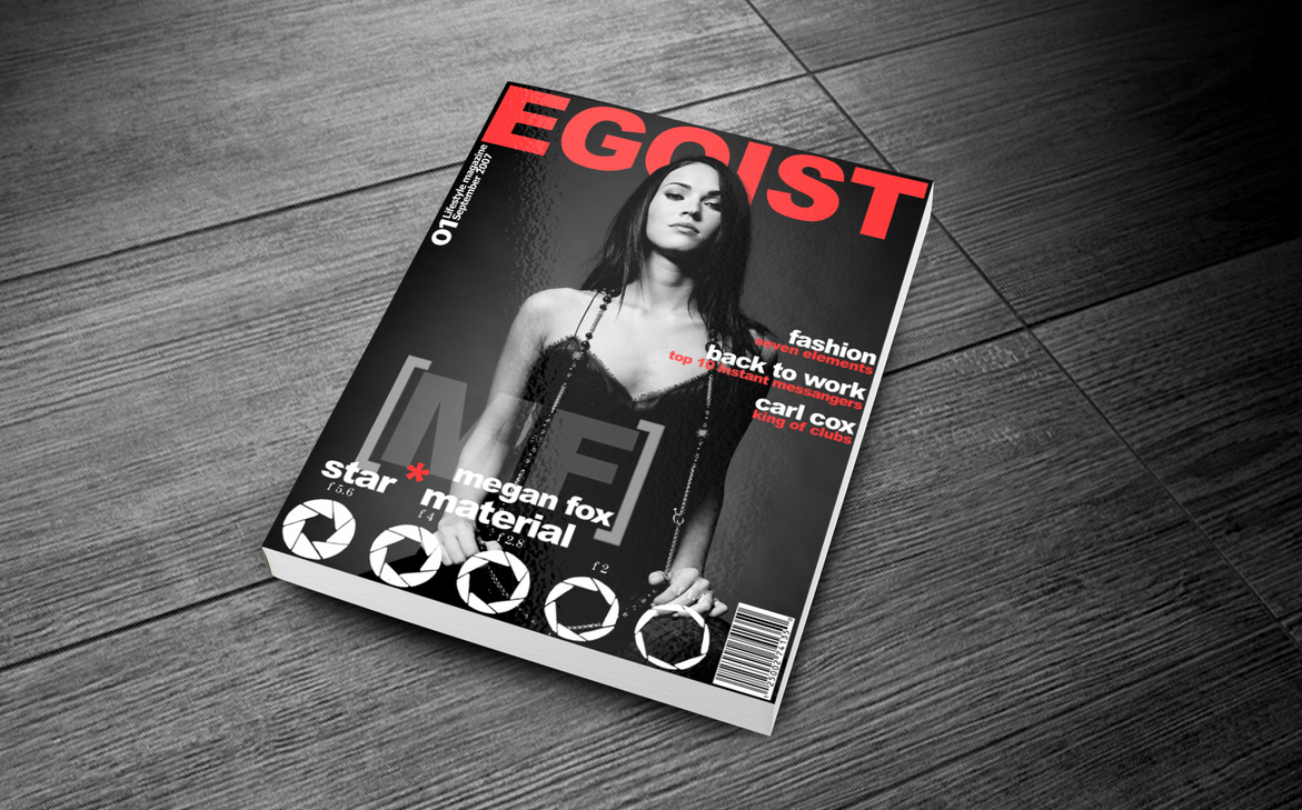 magazine cover mockup